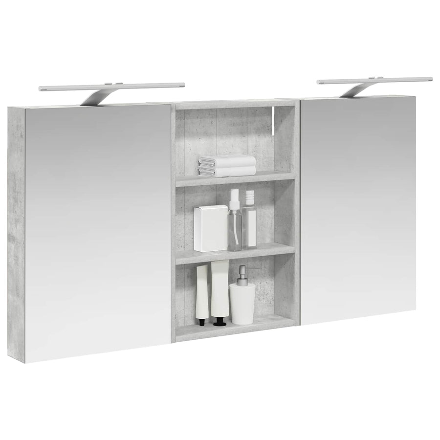 Badkamerkastenset 3 pcs 120 x 10,5 x 60,5 cm Bewerkt hout