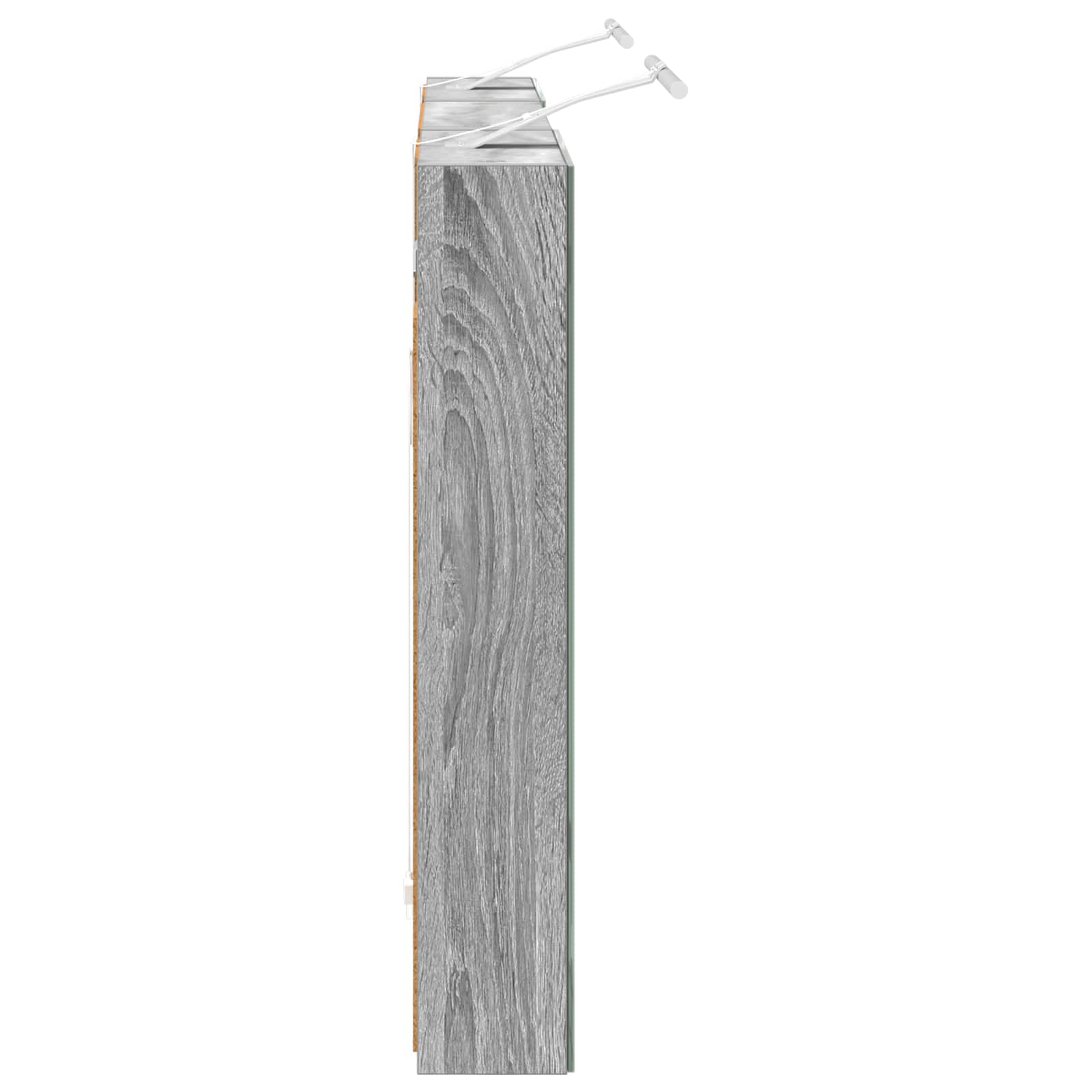 Badkamerkastenset 3 pcs 120 x 10,5 x 60,5 cm Bewerkt hout