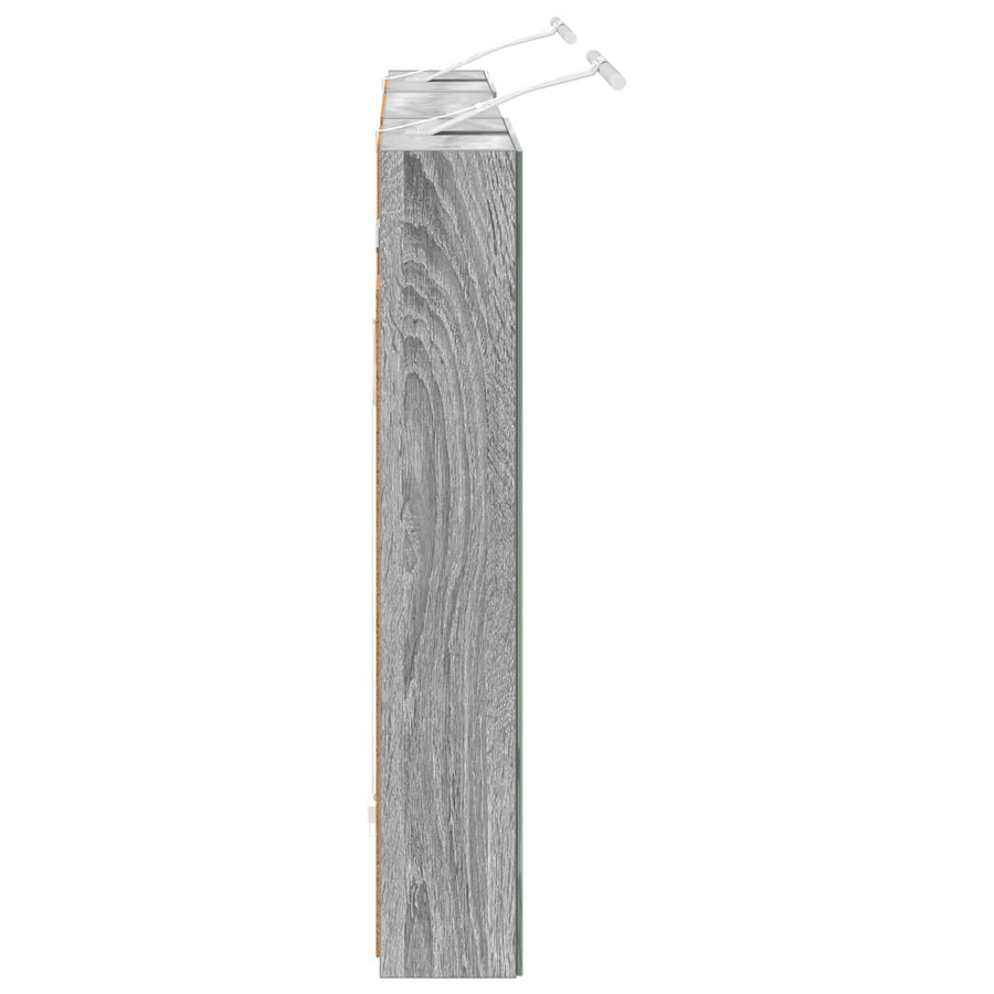 Badkamerkastenset 3 pcs 120 x 10,5 x 60,5 cm Bewerkt hout