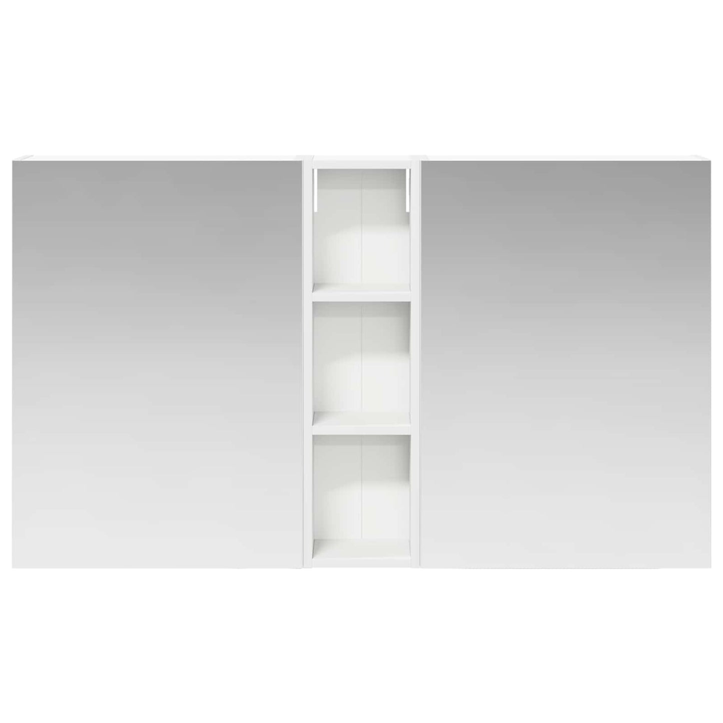 Badkamerkastenset 3 pcs 120 x 14,5 x 70 cm Bewerkt hout