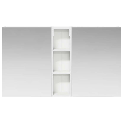 Badkamerkastenset 3 pcs 120 x 14,5 x 70 cm Bewerkt hout