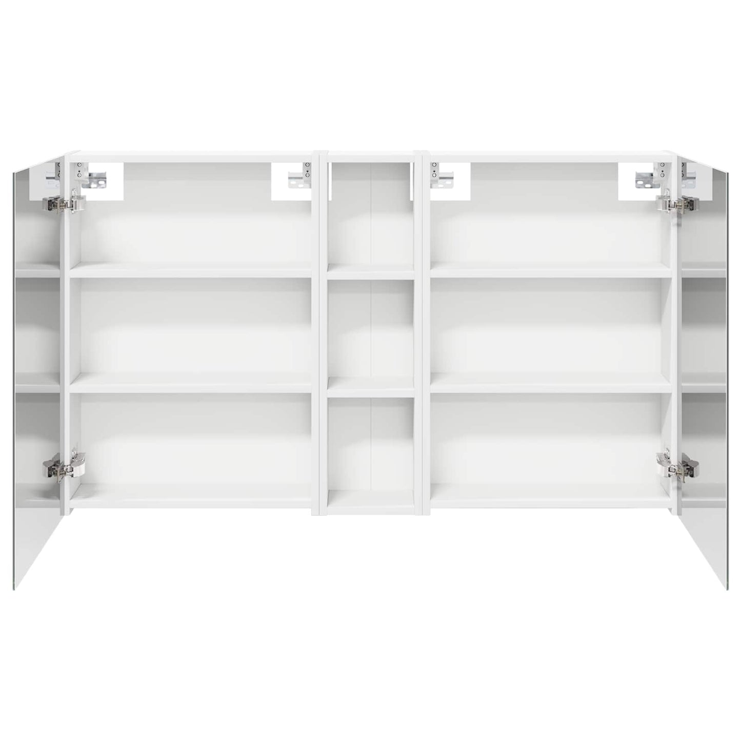 Badkamerkastenset 3 pcs 120 x 14,5 x 70 cm Bewerkt hout