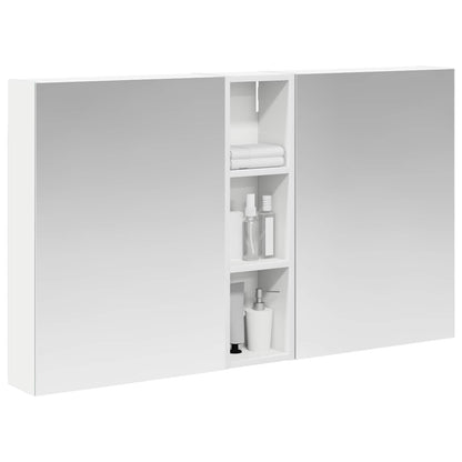 Badkamerkastenset 3 pcs 120 x 14,5 x 70 cm Bewerkt hout
