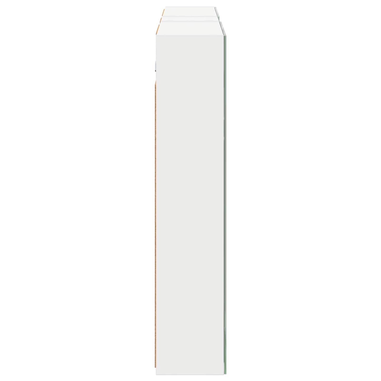 Badkamerkastenset 3 pcs 120 x 14,5 x 70 cm Bewerkt hout