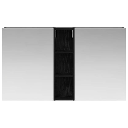 Badkamerkastenset 3 pcs 120 x 14,5 x 70 cm Bewerkt hout