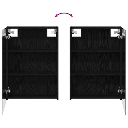Badkamerkastenset 3 pcs 120 x 14,5 x 70 cm Bewerkt hout