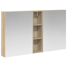 Badkamerkastenset 3 pcs 120 x 14,5 x 70 cm Bewerkt hout