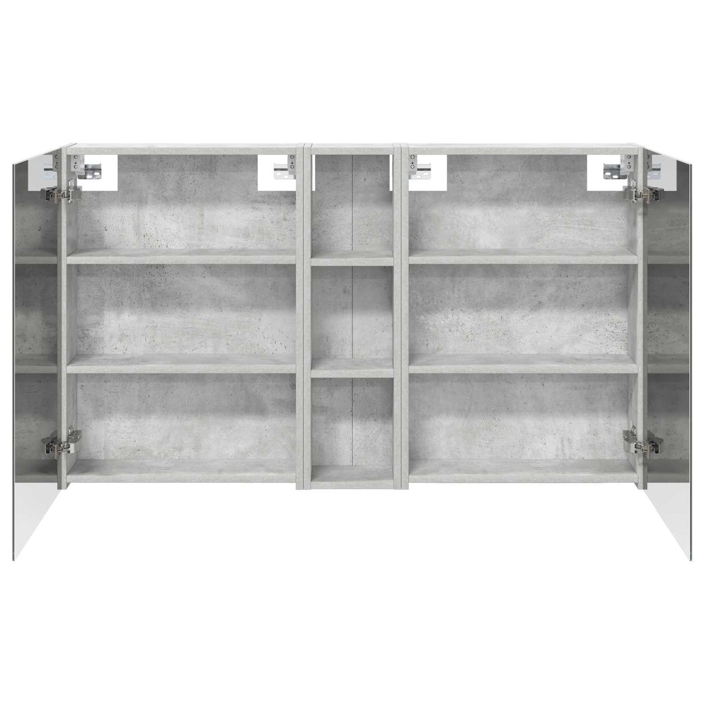 Badkamerkastenset 3 pcs 120 x 14,5 x 70 cm Bewerkt hout
