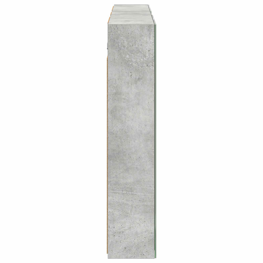 Badkamerkastenset 3 pcs 120 x 14,5 x 70 cm Bewerkt hout