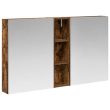 Badkamerkastenset 3 pcs 120 x 14,5 x 70 cm Bewerkt hout