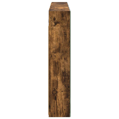 Badkamerkastenset 3 pcs 120 x 14,5 x 70 cm Bewerkt hout