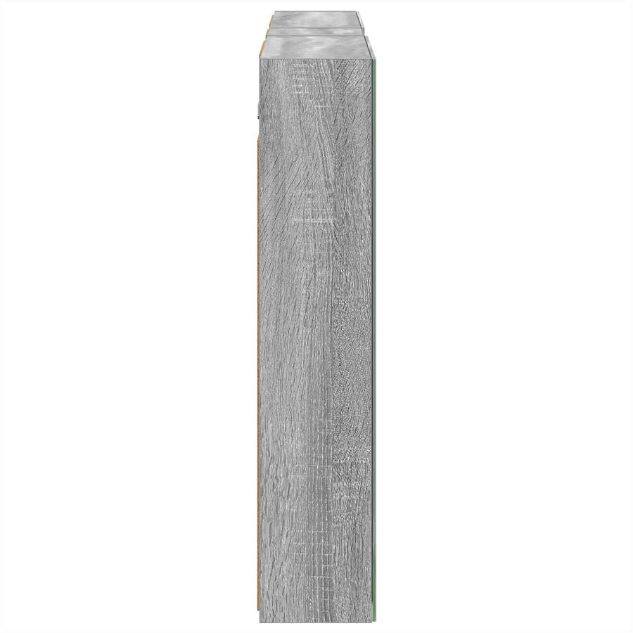 Badkamerkastenset 3 pcs 120 x 14,5 x 70 cm Bewerkt hout