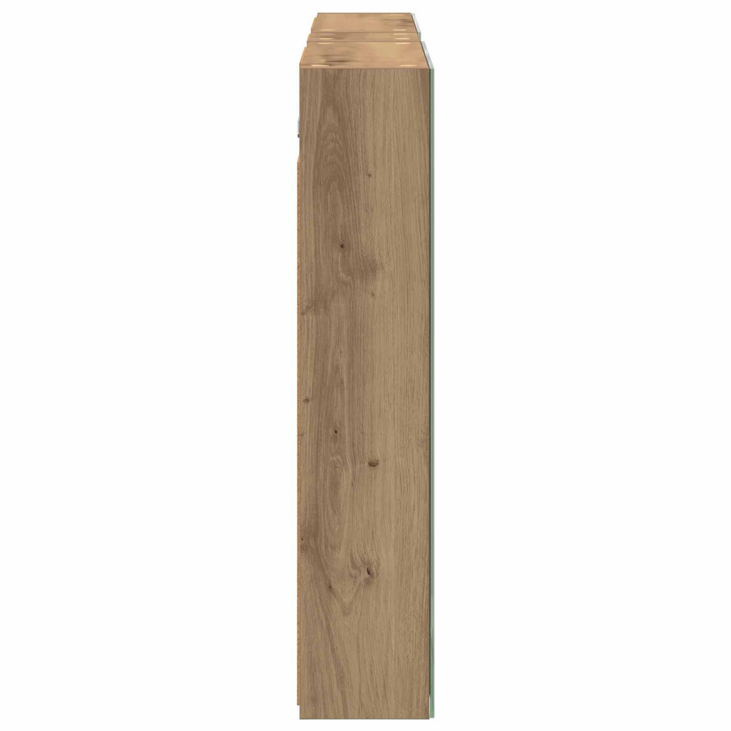 Badkamerkastenset 3 pcs 120 x 14,5 x 70 cm Bewerkt hout