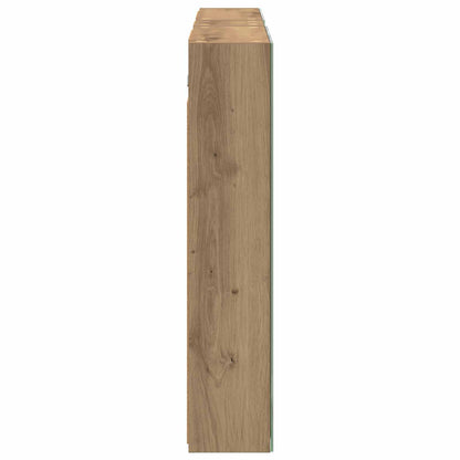 Badkamerkastenset 3 pcs 120 x 14,5 x 70 cm Bewerkt hout