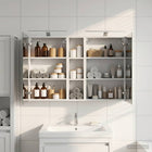 Bathroom Cabinet Set 3 pcs 120 x 14.5 x 70 cm Engineered Wood