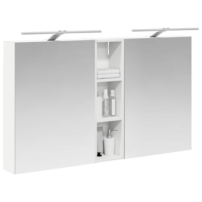 Badkamerkastenset 3 pcs 120 x 14,5 x 70 cm Bewerkt hout