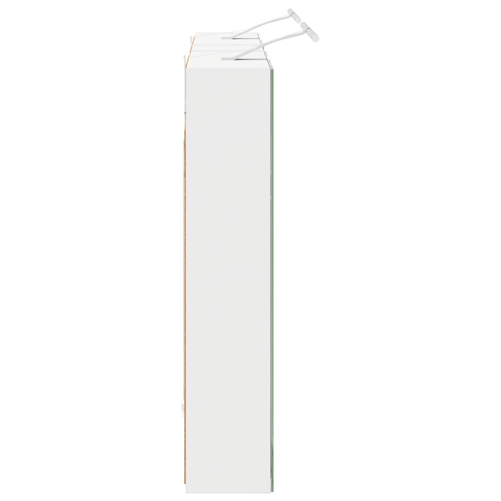 Badkamerkastenset 3 pcs 120 x 14,5 x 70 cm Bewerkt hout
