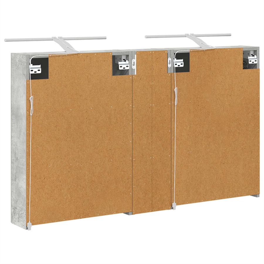 Badkamerkastenset 3 pcs 120 x 14,5 x 70 cm Bewerkt hout