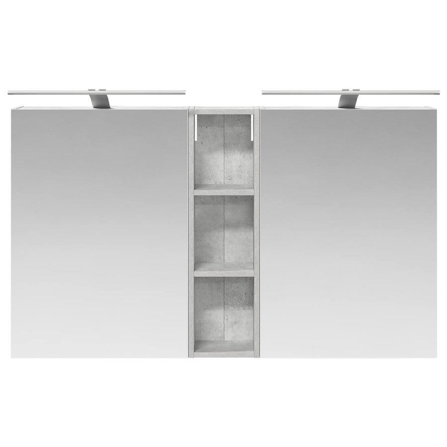 Badkamerkastenset 3 pcs 120 x 14,5 x 70 cm Bewerkt hout