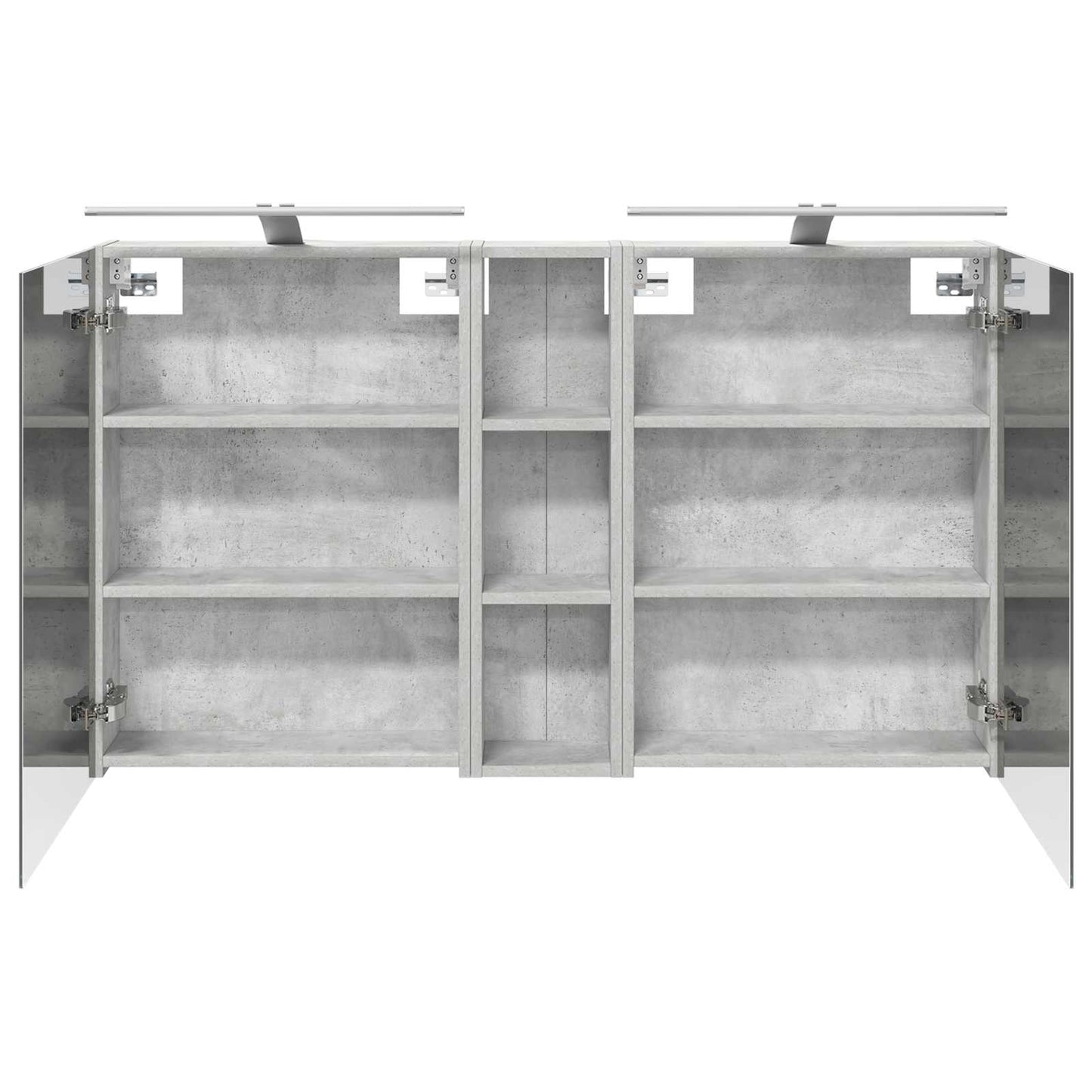Badkamerkastenset 3 pcs 120 x 14,5 x 70 cm Bewerkt hout