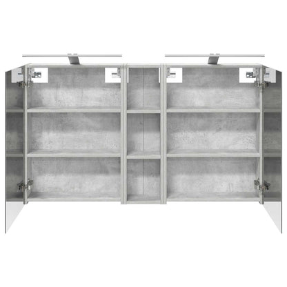 Badkamerkastenset 3 pcs 120 x 14,5 x 70 cm Bewerkt hout