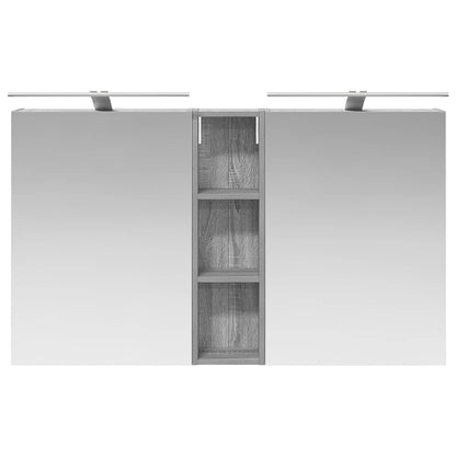 Badkamerkastenset 3 pcs 120 x 14,5 x 70 cm Bewerkt hout