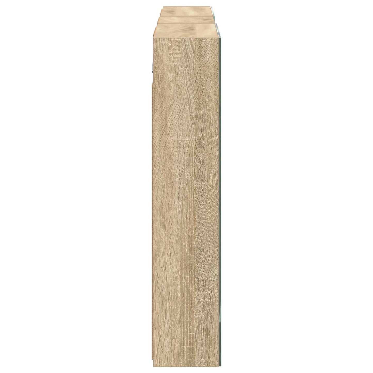Badkamerkastenset 3 pcs 130 x 14,5 x 70 cm Bewerkt hout