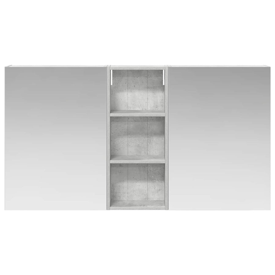 Badkamerkastenset 3 pcs 130 x 14,5 x 70 cm Bewerkt hout