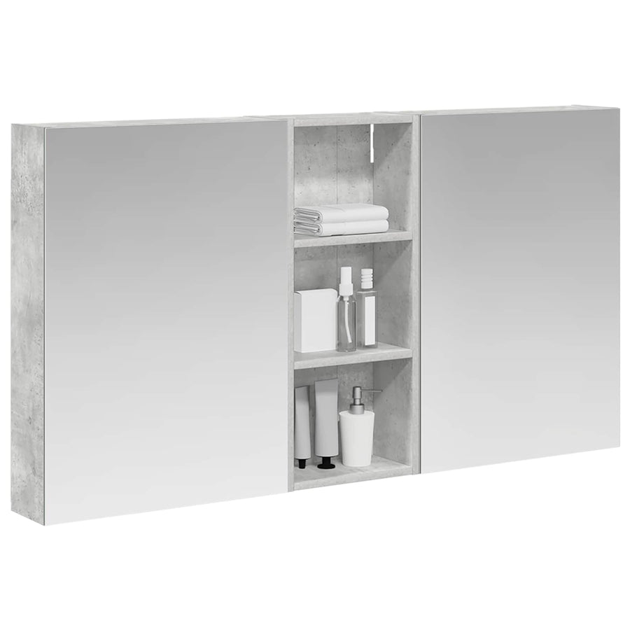 Badkamerkastenset 3 pcs 130 x 14,5 x 70 cm Bewerkt hout