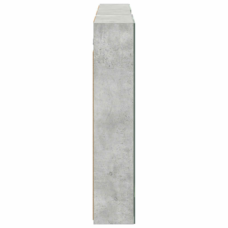 Badkamerkastenset 3 pcs 130 x 14,5 x 70 cm Bewerkt hout