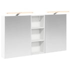 Bathroom Cabinet Set 3 pcs 130 x 14.5 x 70 cm Engineered Wood