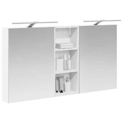 Badkamerkastenset 3 pcs 130 x 14,5 x 70 cm Bewerkt hout
