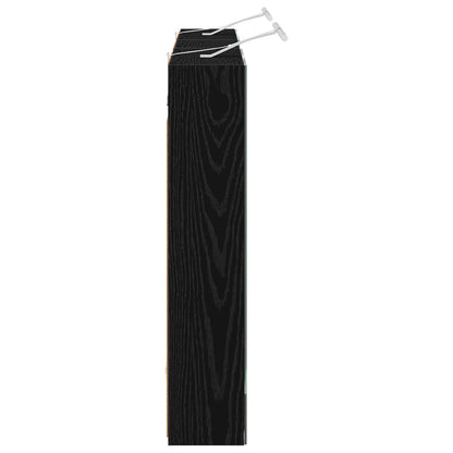 Badkamerkastenset 3 pcs 130 x 14,5 x 70 cm Bewerkt hout