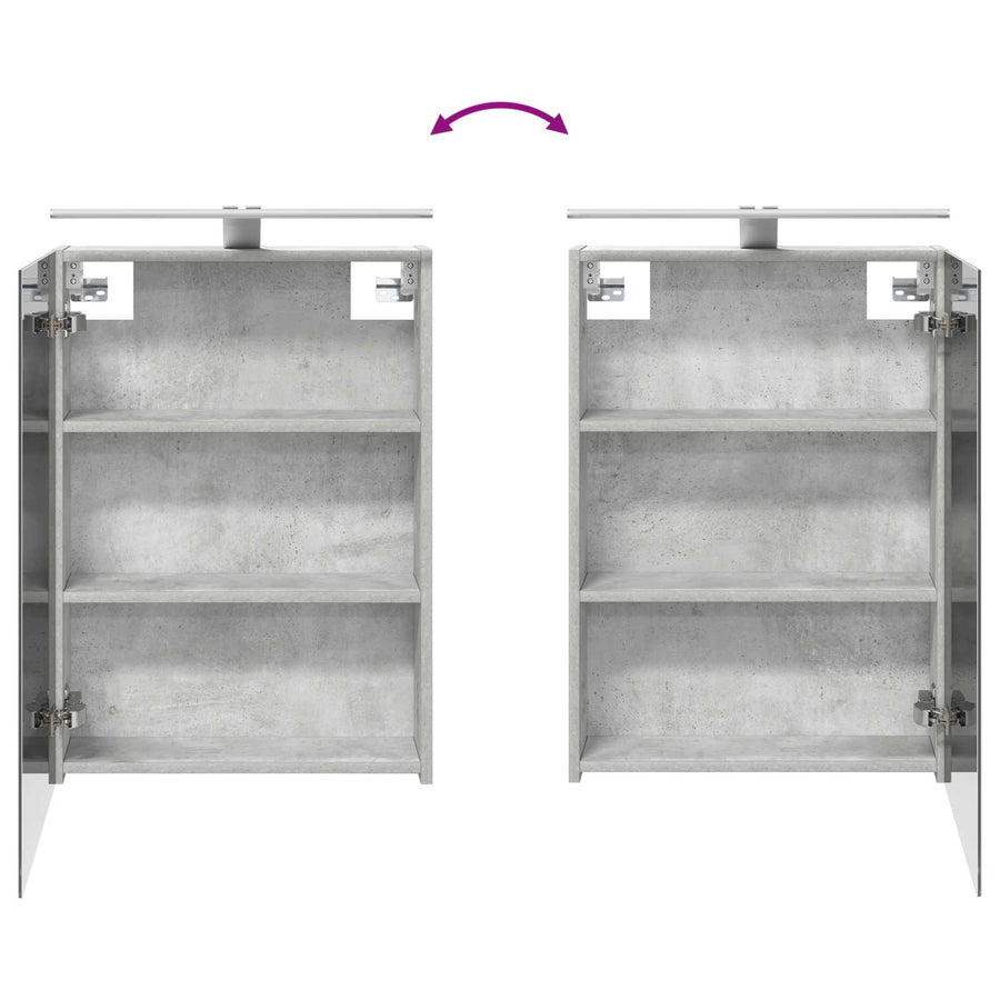 Badkamerkastenset 3 pcs 130 x 14,5 x 70 cm Bewerkt hout