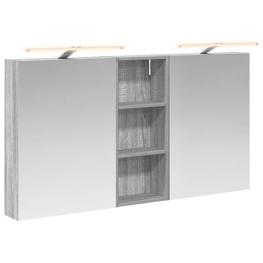 Badkamerkastenset 3 pcs 130 x 14,5 x 70 cm Bewerkt hout