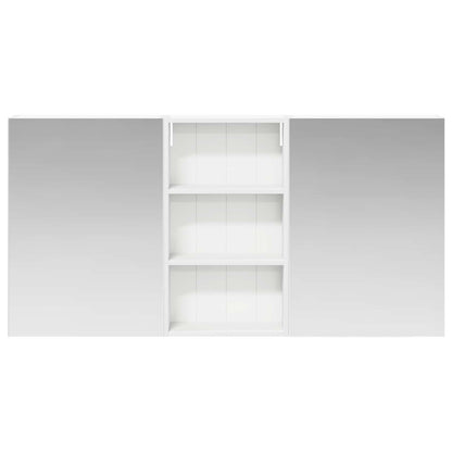 Badkamerkastenset 3 pcs 140 x 14,5 x 70 cm Bewerkt hout