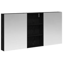 Badkamerkastenset 3 pcs 140 x 14,5 x 70 cm Bewerkt hout