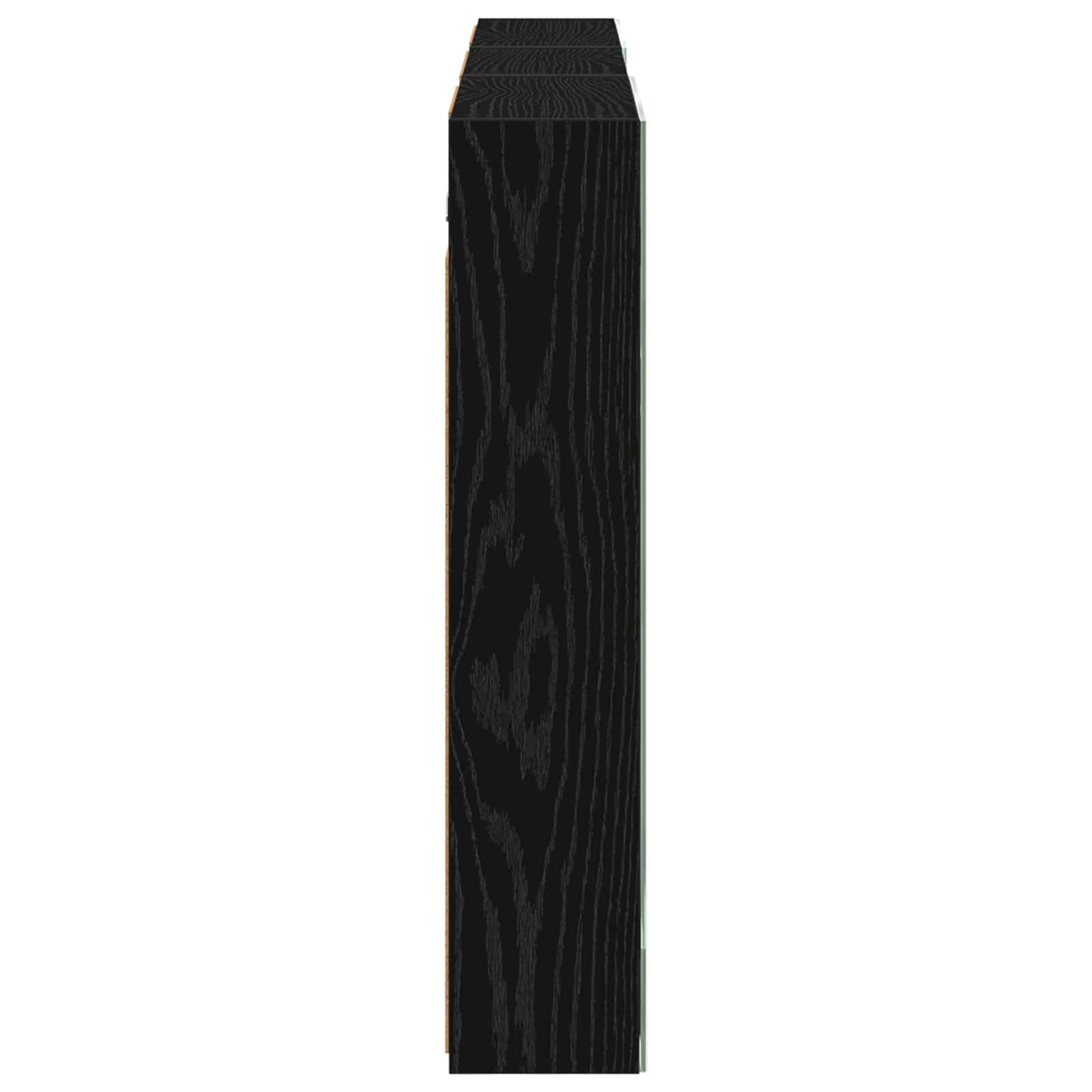 Badkamerkastenset 3 pcs 140 x 14,5 x 70 cm Bewerkt hout