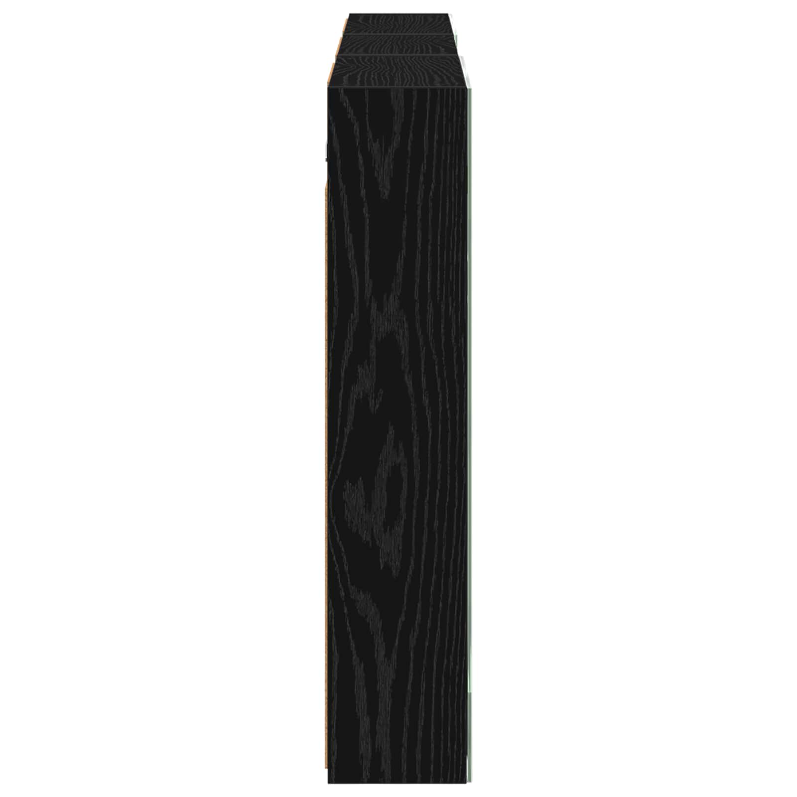 Badkamerkastenset 3 pcs 140 x 14,5 x 70 cm Bewerkt hout
