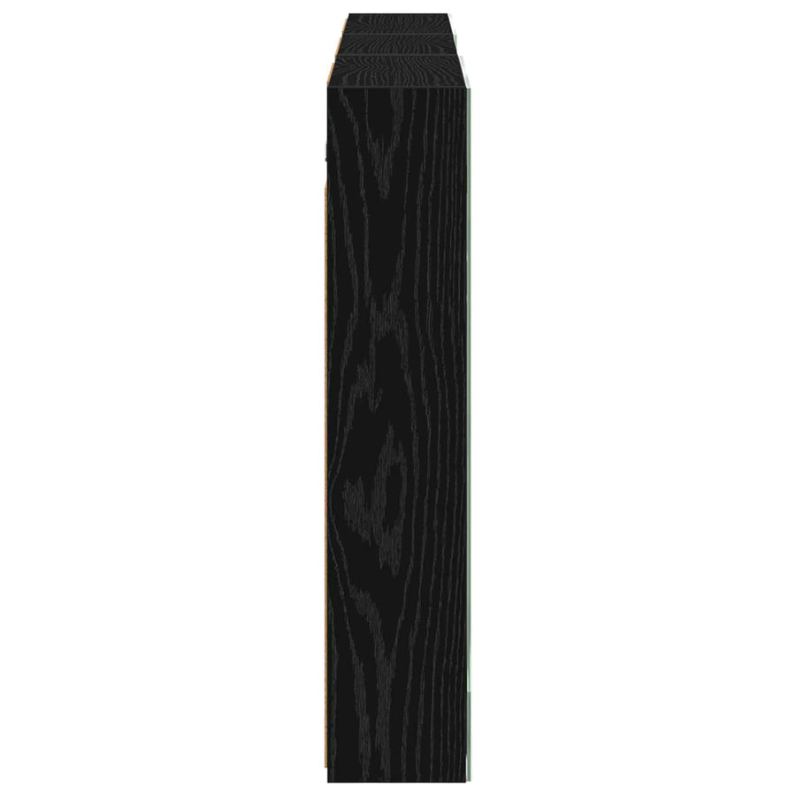 Badkamerkastenset 3 pcs 140 x 14,5 x 70 cm Bewerkt hout