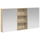 Bathroom Cabinet Set 3 pcs 140 x 14.5 x 70 cm Engineered Wood
