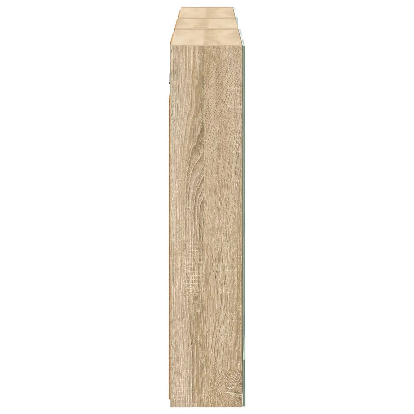 Badkamerkastenset 3 pcs 140 x 14,5 x 70 cm Bewerkt hout