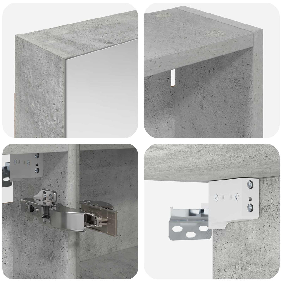 Badkamerkastenset 3 pcs 140 x 14,5 x 70 cm Bewerkt hout