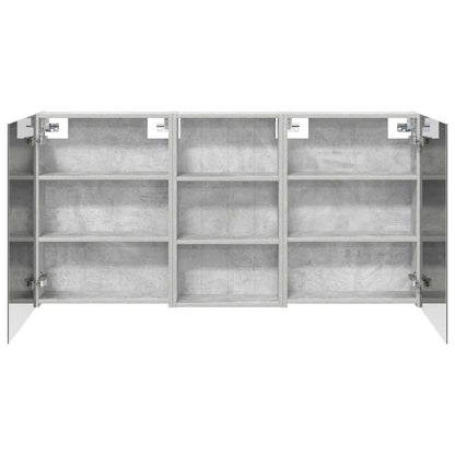 Badkamerkastenset 3 pcs 140 x 14,5 x 70 cm Bewerkt hout