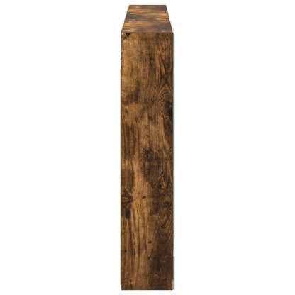 Badkamerkastenset 3 pcs 140 x 14,5 x 70 cm Bewerkt hout