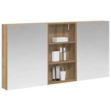 Badkamerkastenset 3 pcs 140 x 14,5 x 70 cm Bewerkt hout