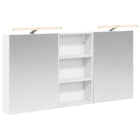 Bathroom Cabinet Set 3 pcs 140 x 14.5 x 70 cm Engineered Wood