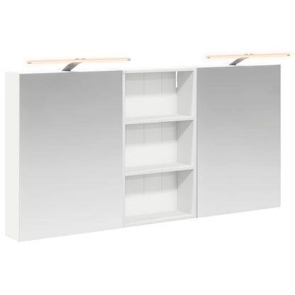 Badkamerkastenset 3 pcs 140 x 14,5 x 70 cm Bewerkt hout