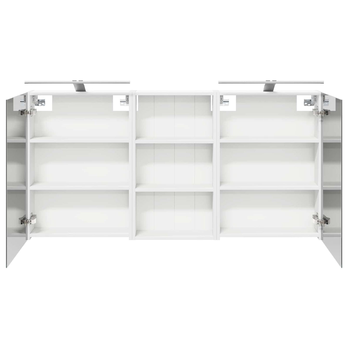 Badkamerkastenset 3 pcs 140 x 14,5 x 70 cm Bewerkt hout