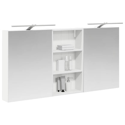 Badkamerkastenset 3 pcs 140 x 14,5 x 70 cm Bewerkt hout